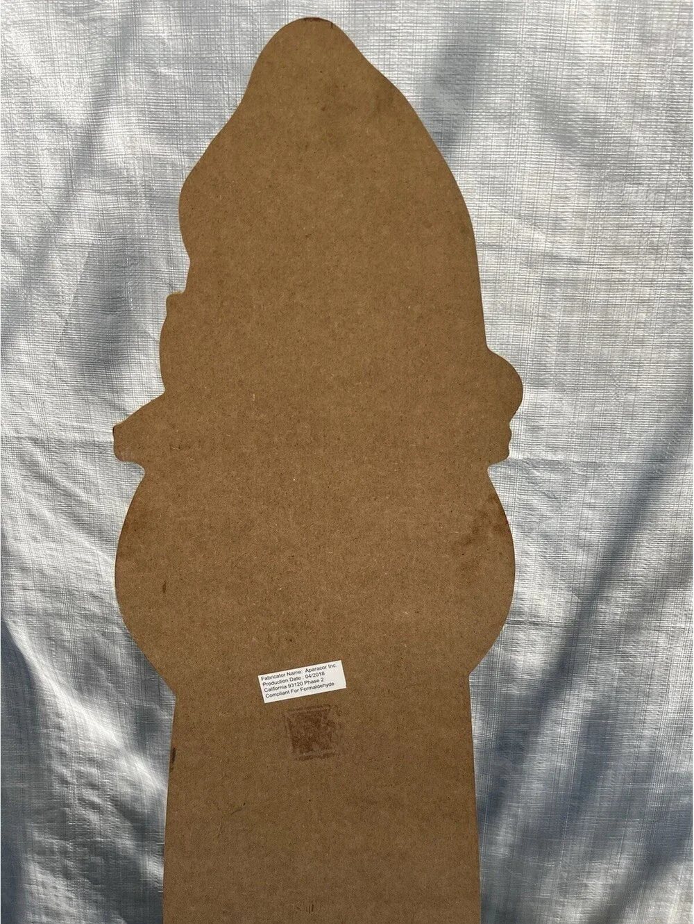 Vintage Wooden Santa Clause Countdown To Christmas Decor W/ Magnet